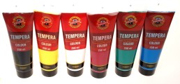 Temperová barva K-I-N 250ml rumělka červená