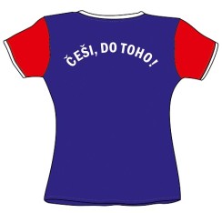 Fanouškovské triko SPORTTEAM® Česká Republika 2, dámské vel. XL
