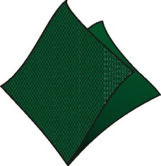 Papírové ubrousky 40ks tmavě zelené