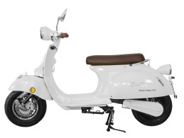 Elektroskútr  RACCEWAY® CENTURY E-RETRO, bílý-lesklý