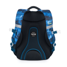 Školní batoh OXY NEXT Camo blue