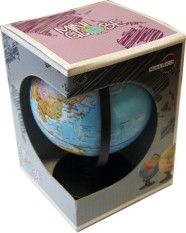 Globus geografický 16cm