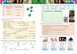 9.ročník Chemie Úvod do organické chemie, biochemie a dalších chemických oborů Pracovní sešit