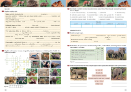 8.ročník Přírodopis Savci a člověk Pracovní sešit