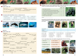 8.ročník Přírodopis Savci a člověk Pracovní sešit