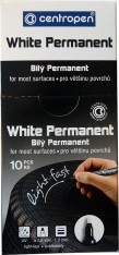 Popisovač Centropen 2686 White permanentní