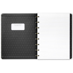 Zápisník A5 Filofax Notebook Moonlight Bílá