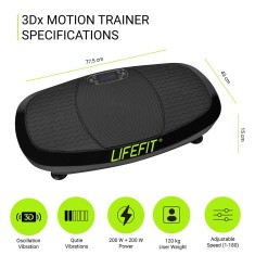 Masažní deska LIFEFIT® 3Dx MOTION TRAINER