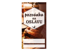 Pozvánka na oslavu mix