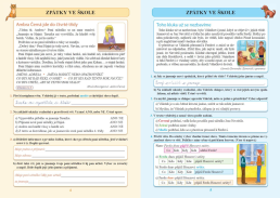4.ročník Český jazyk Čtení nás baví doma i ve škole Pracovní sešit