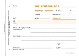 Doklad pokladní NCR A6