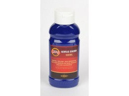 Akrylová barva 500ml tmavě modrá