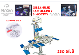 Vesmírná stanice Nasa kovová 230ks