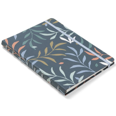 Zápisník A5 Filofax Notebook Botanical Modrá