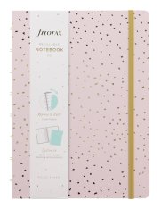 Zápisník A5 Filofax Notebook Confetti rose quartz