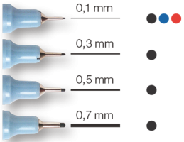 Liner Centropen 0,1mm 2631 červený