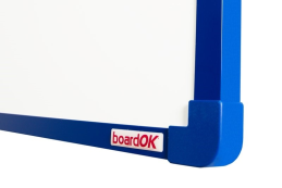 Magnetická tabule BoardOK AL modrý rám 1200x900mm