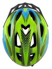 Dětská cyklo helma SULOV® JR-RACE-B, vel M/53-56cm, modro-zelená