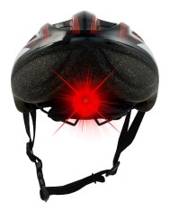 Dětská cyklo helma SULOV® JR-RACE-B, vel M/53-56cm, černo-bílá