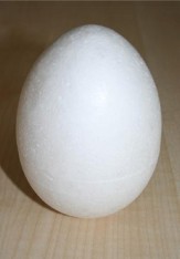 Polystyrenové vejce 12cm 6ks