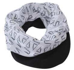 Sportovní šátek s flísem SULOV®, bílo-černý