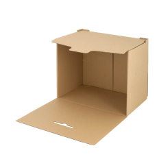 Úložný box přírodní zelený tisk