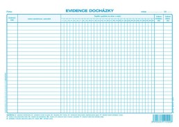 Evidence docházky A4