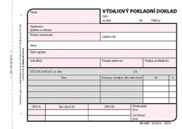 Výdajový doklad A6