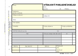 Výdajový doklad NCR A6