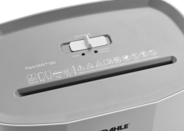 Skartovač Dahle PaperSAFE® 120 křížový řez