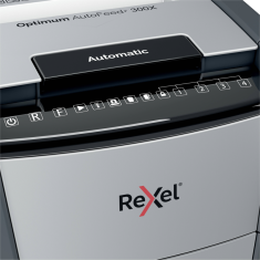 Skartovač Rexel Optimum AutoFeed+ 300X P4 křížový řez