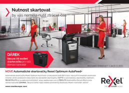 Rexel Optimum AutoFeed 50X automatická skartovačka papíru s křížovým řezem