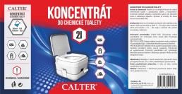 Náplň CALTER® do chemické toalety - 2L