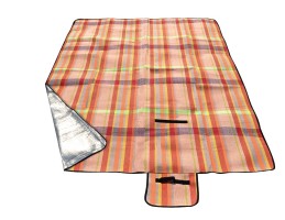 Pikniková deka CALTER® ONE, 150x130 cm, oranž pruh