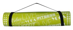 Podložka LIFEFIT® YOGA MAT EXKLUZIV , 100x60x1cm, světle zelená