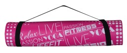 Podložka LIFEFIT® YOGA MAT EXKLUZIV , 100x58x1cm, světle růžová