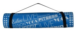 Podložka LIFEFIT® YOGA MAT EXKLUZIV , 100x58x1cm, modrá