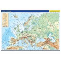 Evropa příruční mapa 1:17 000 000