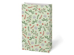 Vánoční papírový sáček kraft