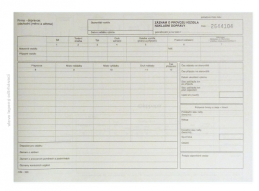 Tiskopisy MSK záznam o provozu vozidla nákladní dopravy