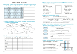 5.ročník Český jazyk Pracovní sešit 2.díl