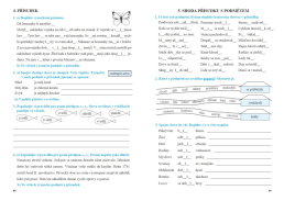5.ročník Český jazyk Pracovní sešit 2.díl