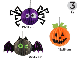 Závěsná dekorace Halloween 3ks