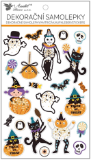 Plastické samolepky Halloween