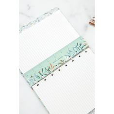 Pravítko/záložka Botanical Filofax Notebook A5