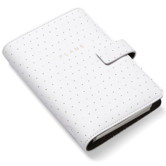 Diář Filofax A6 Botanical bílá