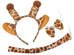Čelenka Žirafa s doplňky