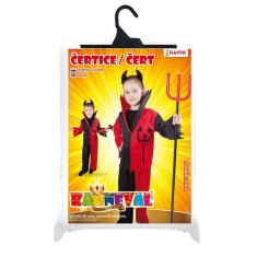 Karnevalový kostým Čert M 6-8 let