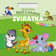 Omalovánky Nalepuj a vybarvuj! Zvířátka