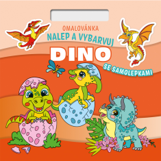 Omalovánky Nalepuj a vybarvuj! Dino